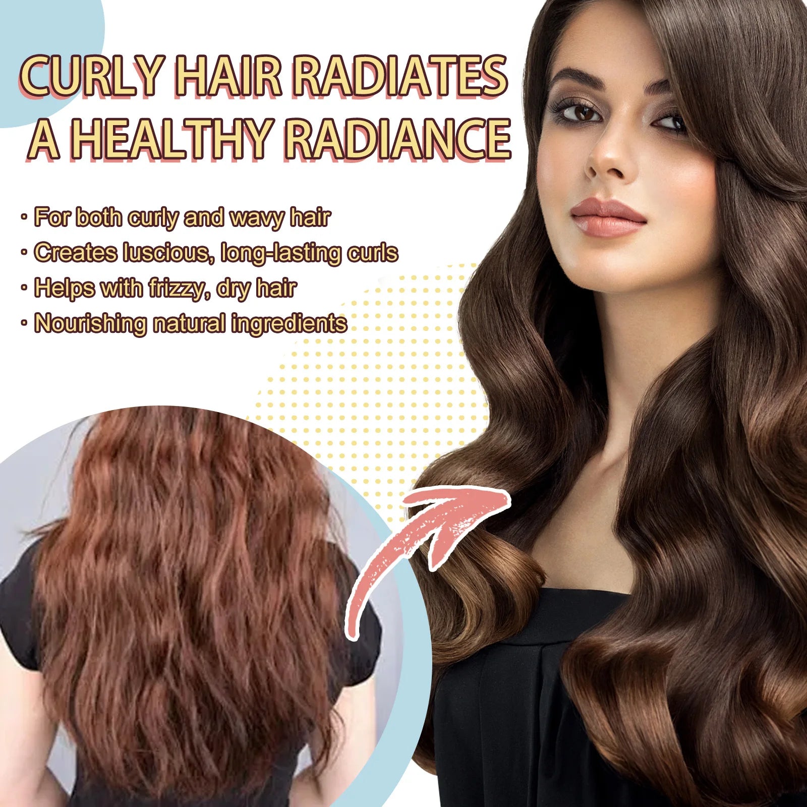 Hoegoa Curling Hair Conditioner Set – Moisturizing & Styling