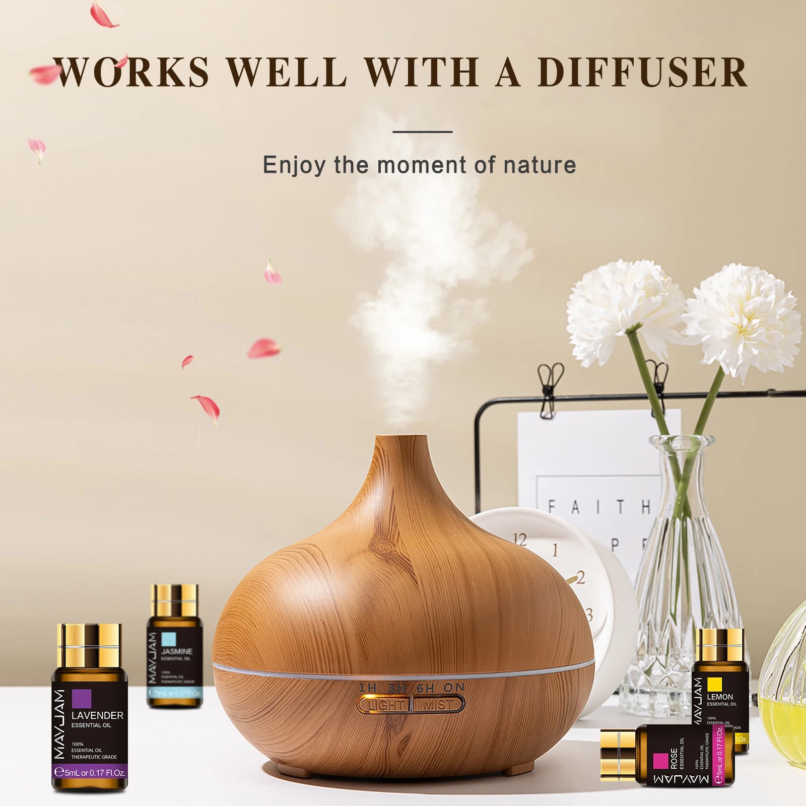 MAYJAM 35PCS Essential Oils Set – For Diffuser, Humidifier & DIY