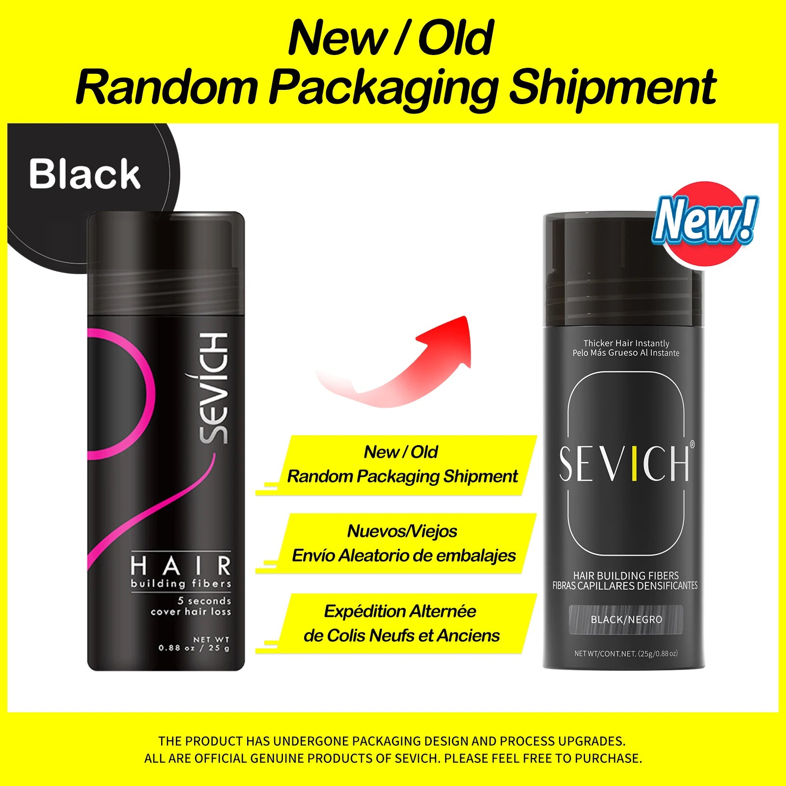 Sevich Hair Building Fibers – Thicken & Conceal